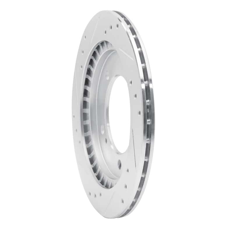 R1 Concepts — R1 99-04 Chevrolet Tracker Front Right Drilled & Slotted Silver Brake Rotor
R1 Brake Rotor Drill - view 4