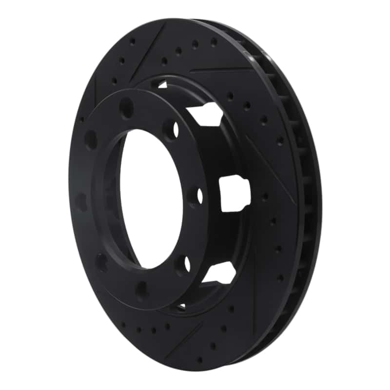 R1 Concepts — R1 75-93 Dodge W250 Front Left Drilled & Slotted Black Brake Rotor
R1 Brake Rotor Drill - view 2