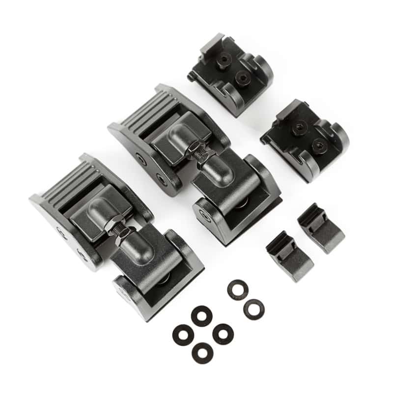 Rugged Ridge — Rugged Ridge 2018-20 Jeep Wrangler JL / 2020 Jeep Gladiator Textured Black Hood Catches
Hood Latch Assembly
OFFROAD_EXTERIOR - view 2