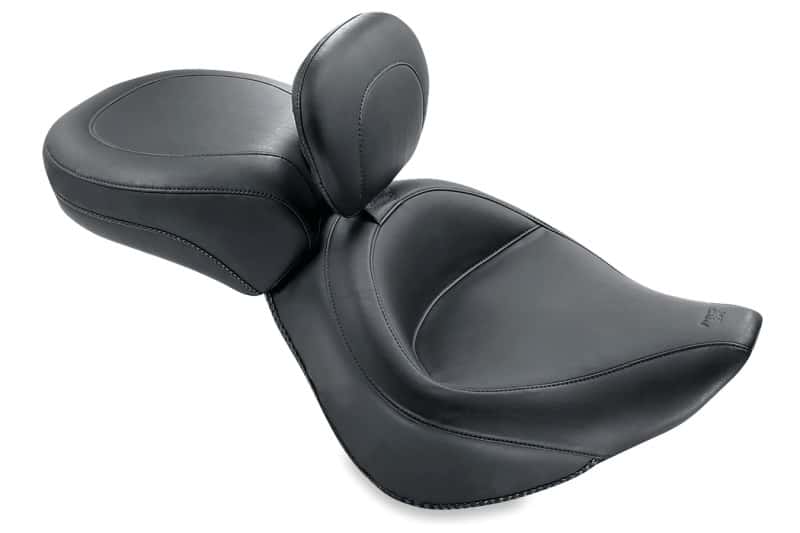 Mustang Motorcycle — Mustang 84-06 Harley Standard Rear Tire Wide,00-06 Softail Touring Recessed Passenger Seat - Black - view 1