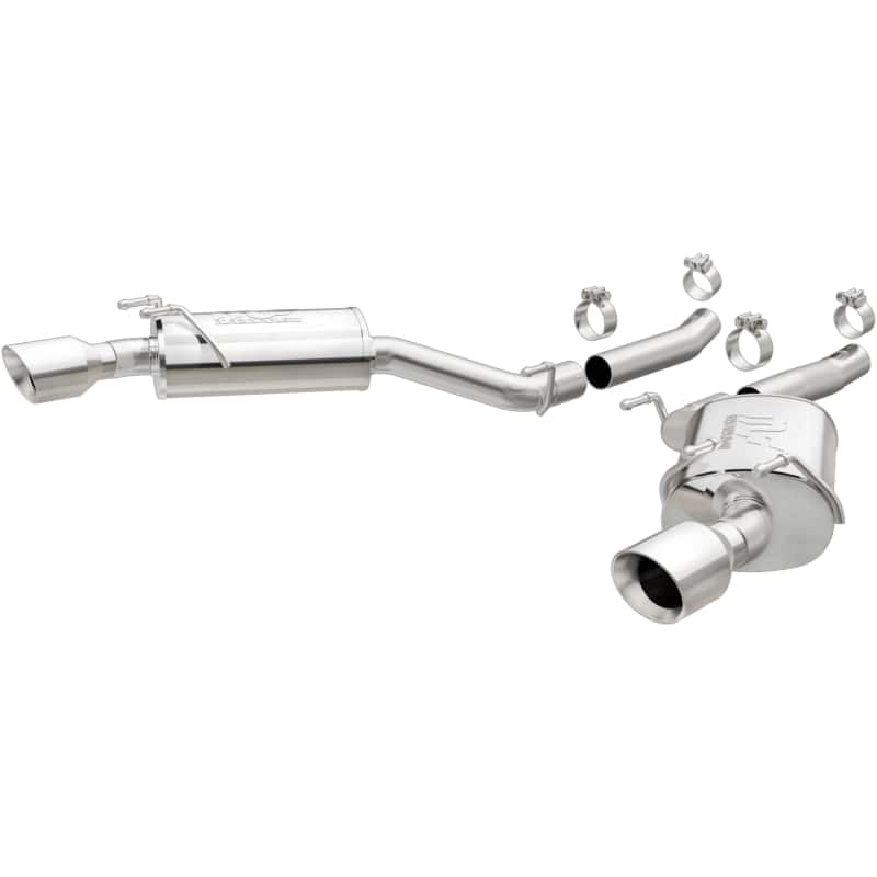 Magnaflow — MagnaFlow Axle-Back Stainless Dual Split 4in Polished Tips 10-15 Chevrolet Camaro Convert. 3.6L V6
Axle-Back
Cat-Back - view 32