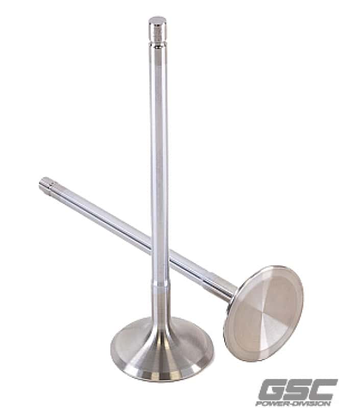 GSC Power Division — GSC P-D Toyota G16E-GTS 32mm Head (STD) 117.1mm Long Alloy Chrome Polished Exhaust Valve - Single - view 1
