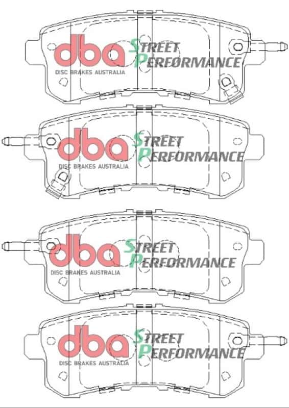 DBA — DBA 11-13 Infiniti QX56 (Rear Rotor) SP Performance Rear Brake Pads
Brake Pad - view 1