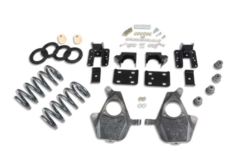 Belltech — Belltech LOWERING KIT 14 Silverado/Sierra Ext/Crew Cab 2WD 3in or 4in Ft/5in or 6in Rr w/o Shocks
LOWERING KIT - view 1