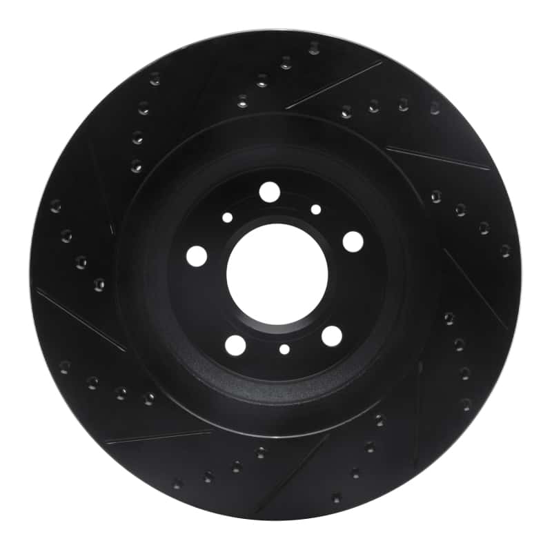 R1 Concepts — R1 06-16 Buick Lucerne Front Right Drilled & Slotted Black Brake Rotor
R1 Brake Rotor Drill - view 5