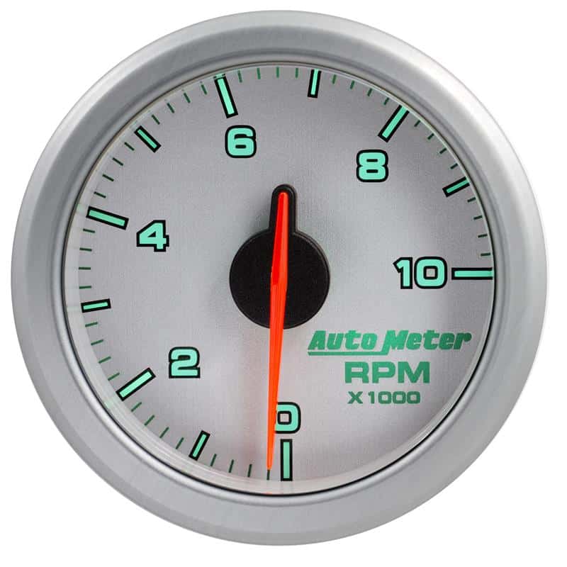 AutoMeter — Autometer Airdrive 2-1/6in Tachometer Gauge 0-10K RMP - Silver
GA 2" 10KRPM ARDRV S - view 5