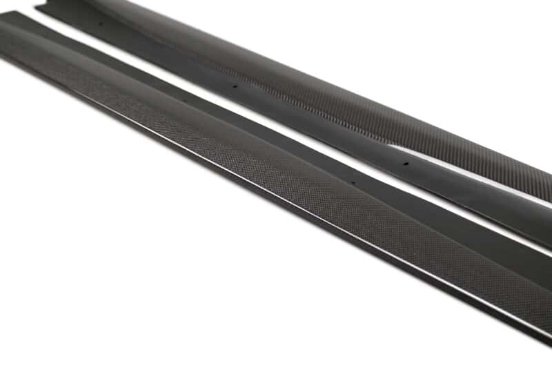Anderson Composites — Anderson Composites 20-21 Dodge Charger Hellcat Type-MB Wide Body Rocker Panel Splitter
Carbon rocker panels - view 3