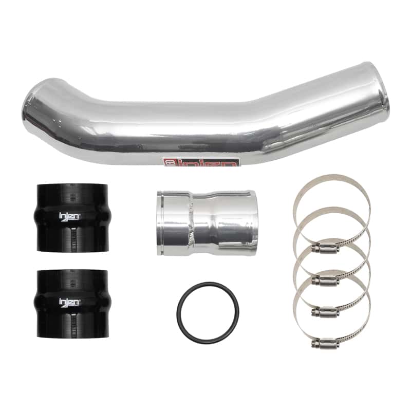 Injen — Injen 17-22 Ford F250/F/350/F-450/F-550 V8-6.7L Turbo Diesel Polished Intercooler Hot Side Piping - view 2