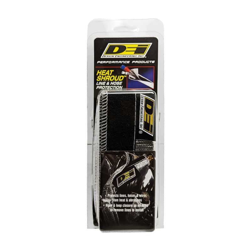 DEI — DEI Heat Shroud 2-1/2in x 3ft - Aluminized Sleeving-Hook and Loop Edge
Heat Shield Sleeve - view 4