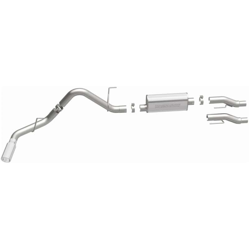 Magnaflow — MagnaFlow 11 Ford F-150 3.7L/5.0L/6.2L SS Catback Exhaust Single Rear Side Exit w/ 4in SS Tips
Cat-Back - view 5