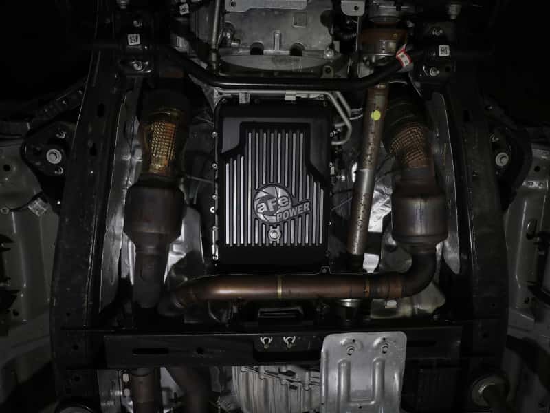 aFe — aFe 17-24 Ford F-150 10R60/10R80 Pro Series Rear Transmission Pan Black w/ Machined Fins
Transmission Pan - view 7