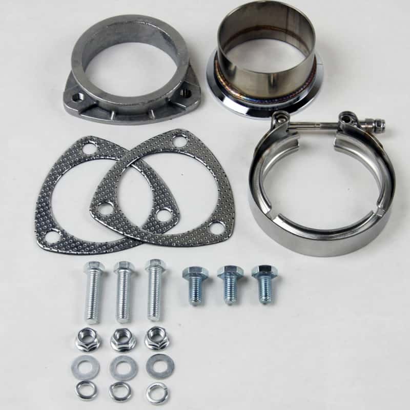 Granatelli Motor Sports — Granatelli 3in V-Band to Straight Connection Cutout w/Gaskets (3-Bolt)
Hose Clamp - view 1
