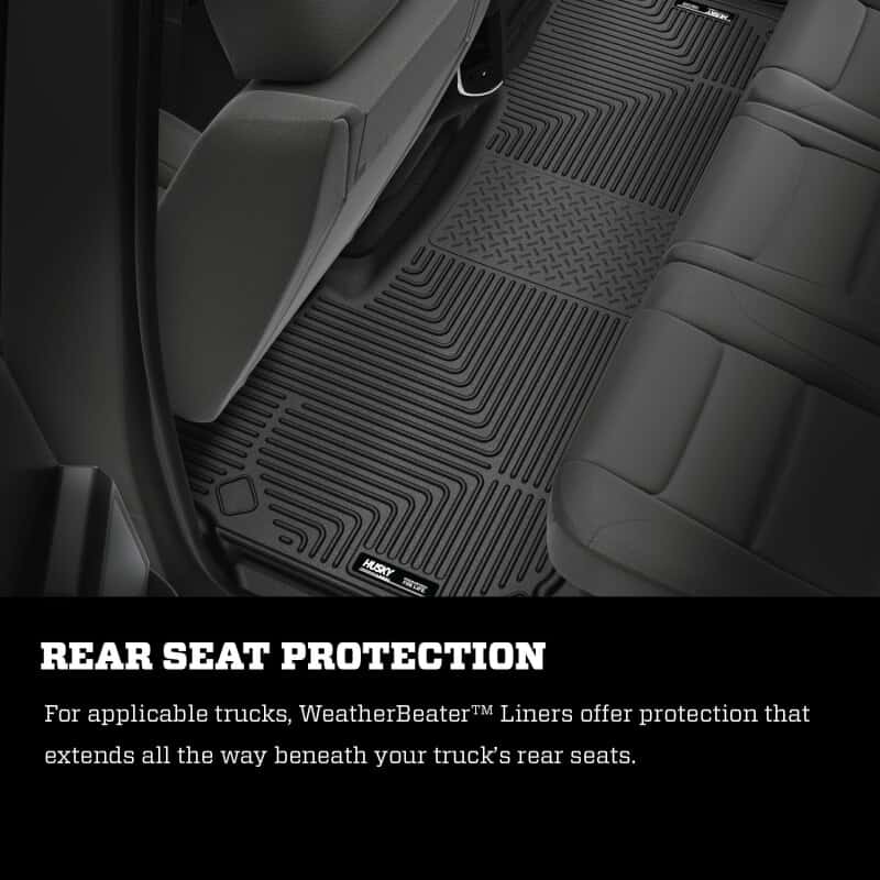 Husky Liners — Husky Liners 10 Dodge Ram 2500/3500 Ext Cab WeatherBeater Black 2nd Seat Floor Liners
FLOOR COVERINGS - view 11