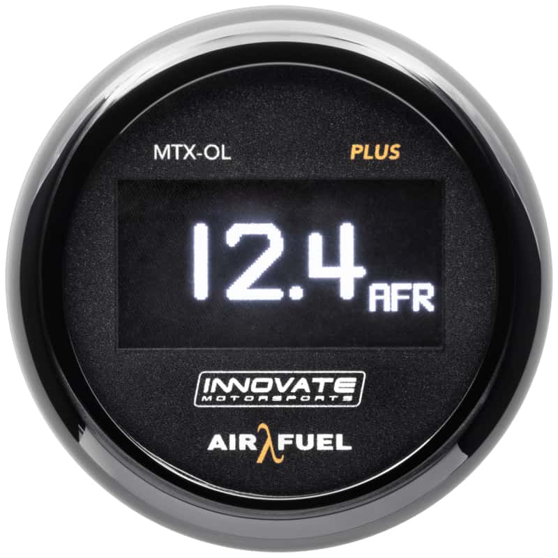 Innovate Motorsports — Innovate MTX-OL PLUS Wideband Digital Air/Fuel Ratio OLED Gauge Kit 8ft w/O2 Sensor
MTX-OL AFR 8ft Sens - view 2