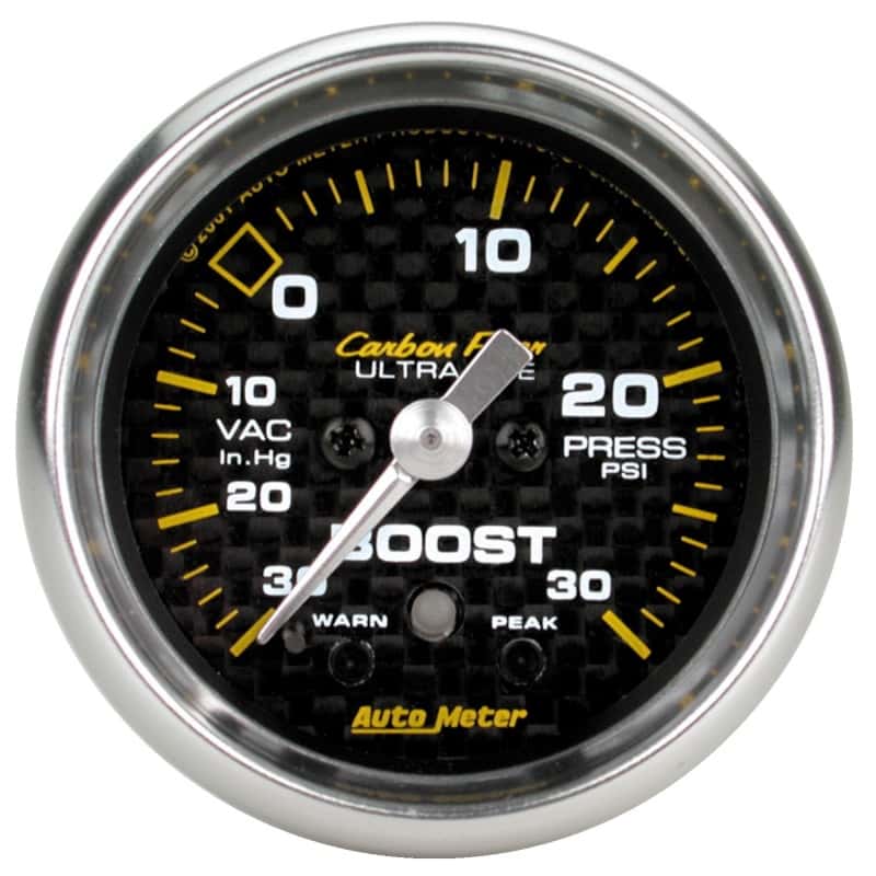 AutoMeter — Autometer Carbon Fiber 52mm 30 PSI Electronic Boost gauge
GA 2" BST/VC 30 S CF - view 1