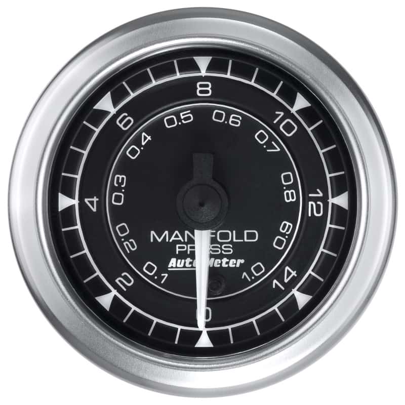 AutoMeter — Autometer Chrono 2-1/16in 15PSI Manifold Pressure Gauge
GA 2" MAP 15PSI S CH - view 6