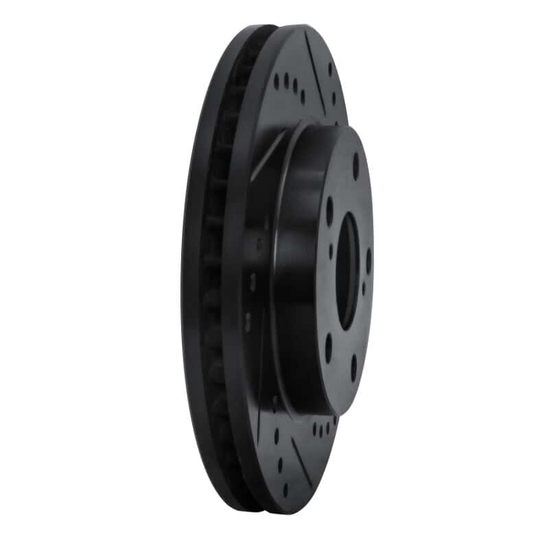 R1 Concepts — R1 92-01 Toyota Camry Front Right Drilled & Slotted Black Brake Rotor
R1 Brake Rotor Drill - view 2
