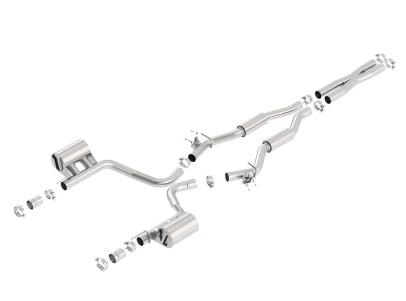 Borla — Borla 15-16 Dodge Challenger SRT 392 S-Type Catback Exhaust Single Split Rear Exit (No Tip)
Cat-Back System - view 2