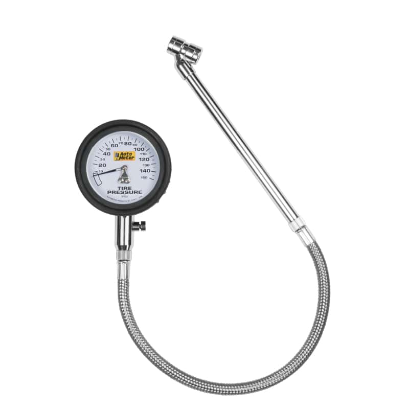 AutoMeter — Autometer 150 PSI Analog Tire Pressure Gauge
Ga Tire Press 150psi - view 4