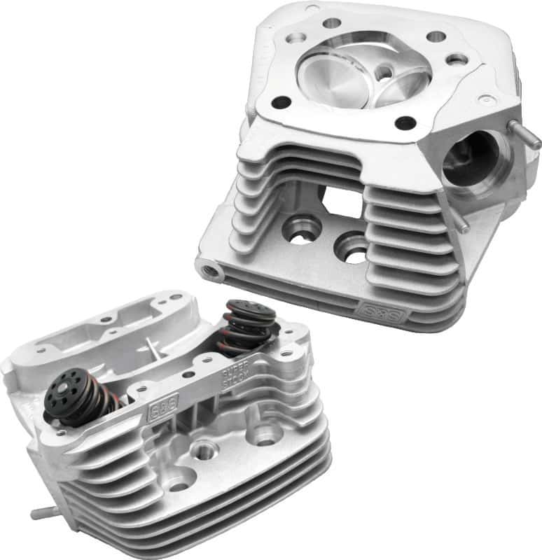 S&S Cycle — S&S Cycle 84-99 BT Super Stock Cylinder Head Kit For 3-1/2in and 3-5/8in Bore - Natural - view 1
