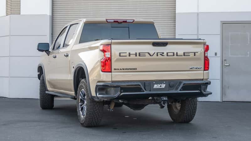 Borla — Borla 22-23 Chevrolet Silverado 1500 ZR2 & AT4X 6.2L CC SB 147.5in WB Touring Cat-Back
Cat-Back System - view 3