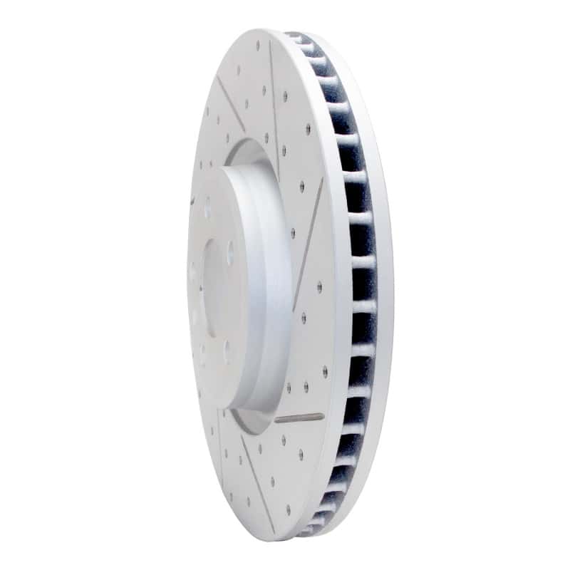R1 Concepts — R1 18-25 Audi S5 Front Right Drilled & Slotted Geo-Carbon Rotor - view 2