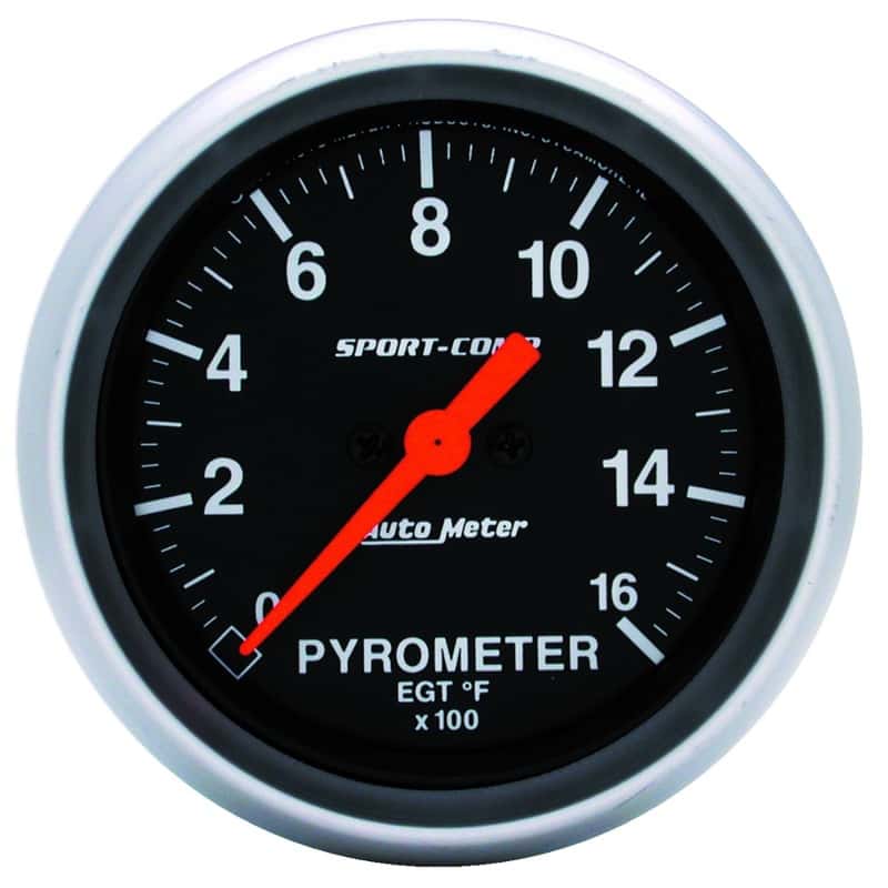 AutoMeter — AutoMeter Gauge Pyrometer (Egt) 2-5/8in. 1600 Deg. F Digital Stepper Motor Sport-Comp
2-5/8" E.G.T. KIT, 0 - view 1