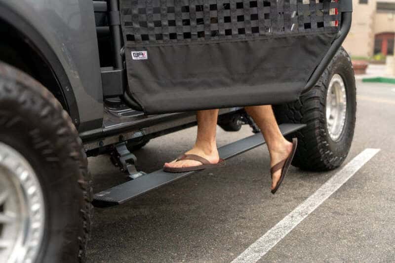 Body Armor 4x4 — Body Armor 4x4 21-24 Ford Bronco 4DR E-Power Board Steps - Black
E-Steps - view 3