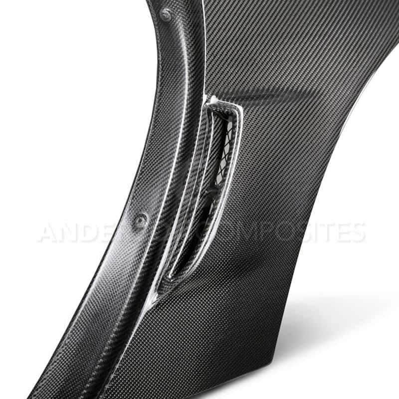 Anderson Composites — Anderson Composites 05-13 Chevrolet Corvette C6 Type-ZR1 Carbon Fiber Rear Fenders - view 6