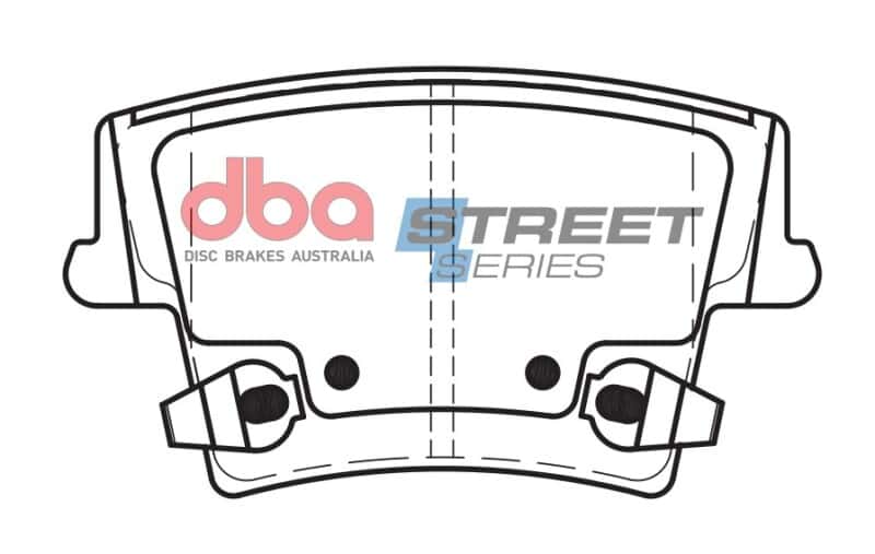 DBA — DBA 09-19 Dodge Challenger V6 AWD Street Series Rear Brake Pads
Brake Pad - view 1