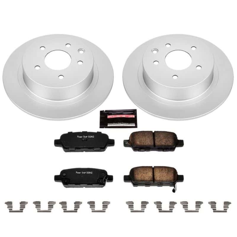 PowerStop — Power Stop 02-06 Nissan Altima Rear Z17 Evolution Geomet Coated Brake Kit - view 1