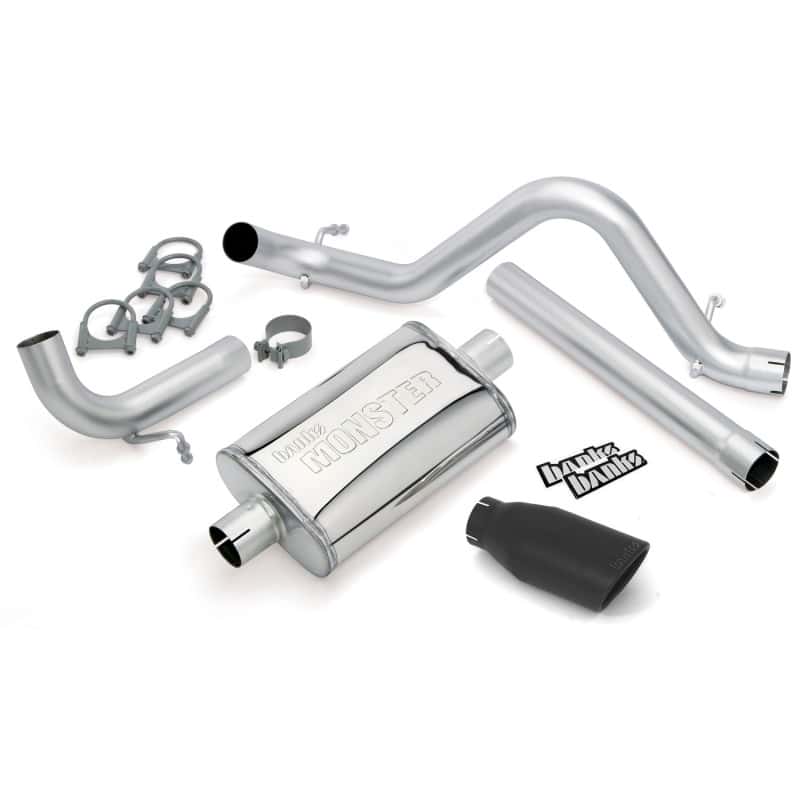 Banks Power — Banks Power 12-15 Jeep 3.6L Wrangler Unlimited - 4dr Monster Exh Sys - SS Single Exh w/ Black Tip
Performance Exhausts
Monster Exhaust - view 2