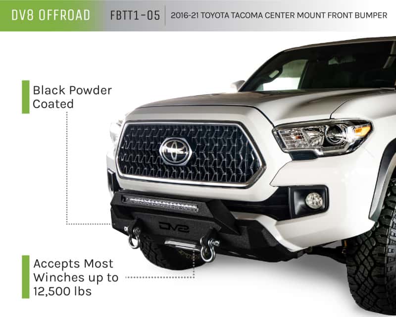 DV8 Offroad — DV8 Offroad 2016+ Toyota Tacoma Center Bumper
Bumper - view 14