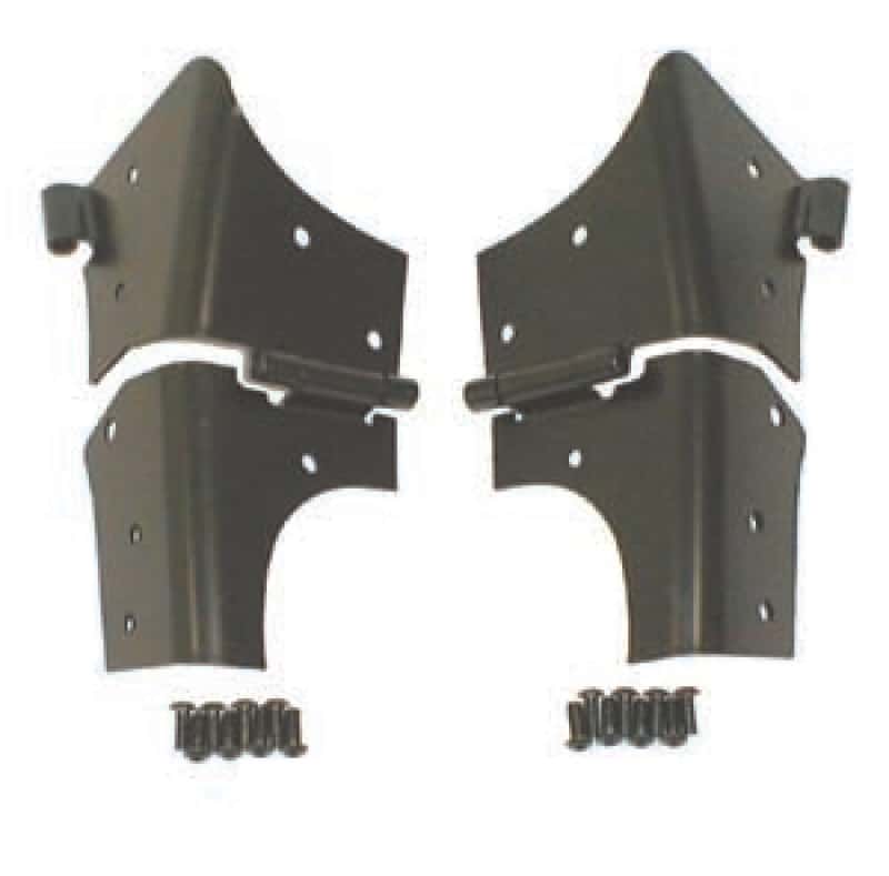 Rugged Ridge — Rugged Ridge 97-06 Jeep Wrangler TJ Black Windshield Hinges
OFFROAD_EXTERIOR - view 2