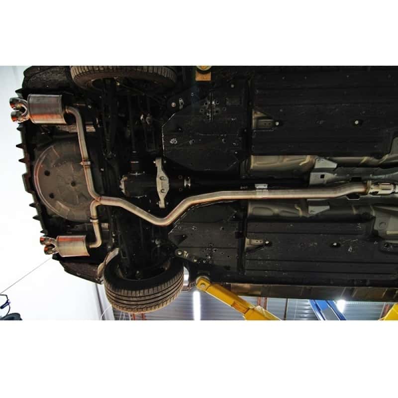 Mishimoto — Mishimoto 2015 Subaru WRX 3in Stainless Steel Cat-Back Exhaust - view 13
