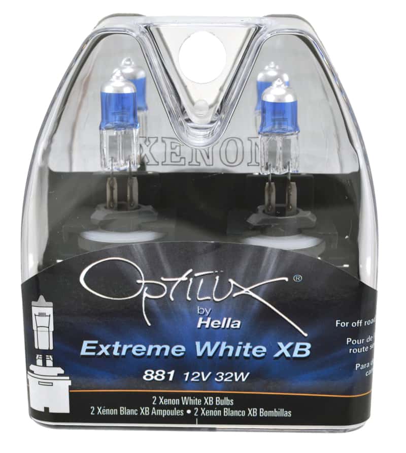 Hella — Hella Bulb 881 12V 32W XEN WHT XB (2)
881 Halogen Bulb - view 1