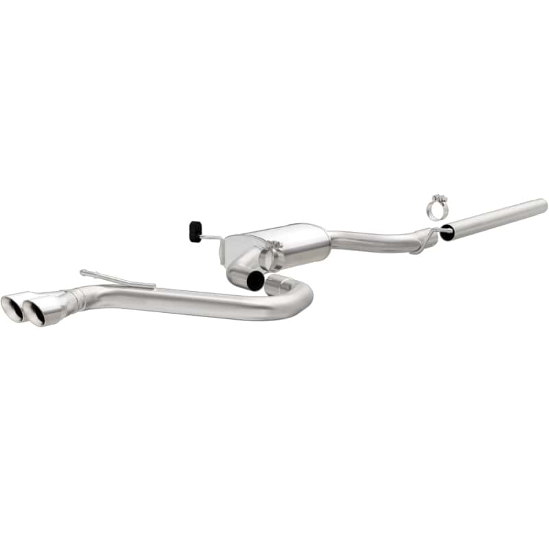 Magnaflow — MagnaFlow Sys C/B 2015 Volkswagen Golf 1.8L 2.5in SS Dual Driver Side Exit Polished 3 Tip
Cat-Back - view 1
