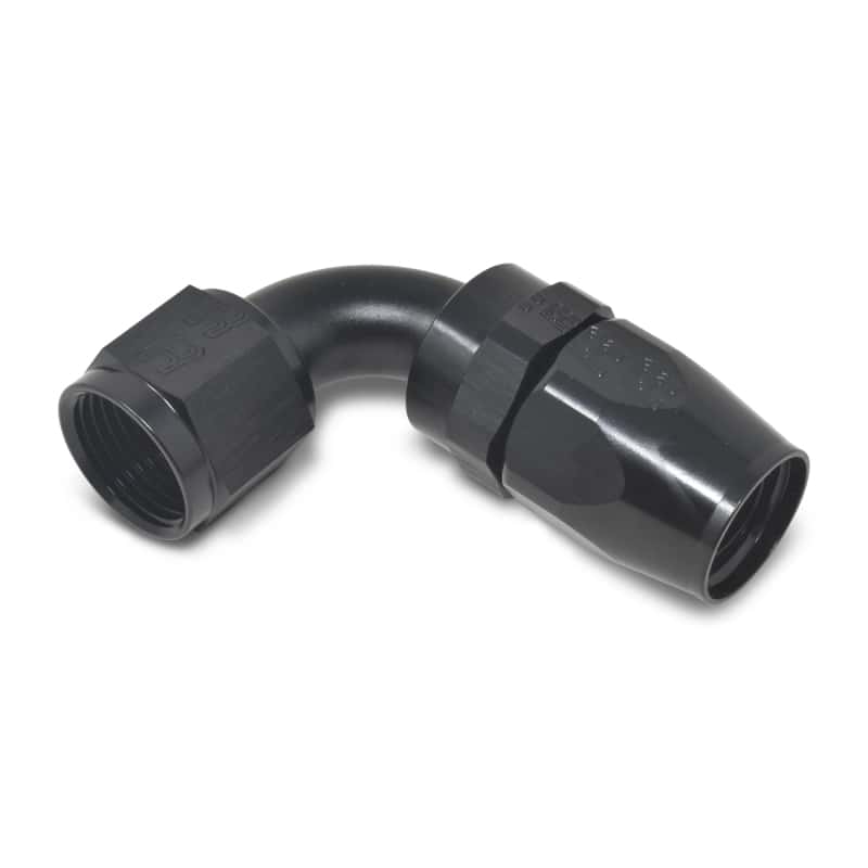 Russell — Russell Performance -12 AN Black 90 Degree Full Flow Hose End
Hose Fitting - view 4