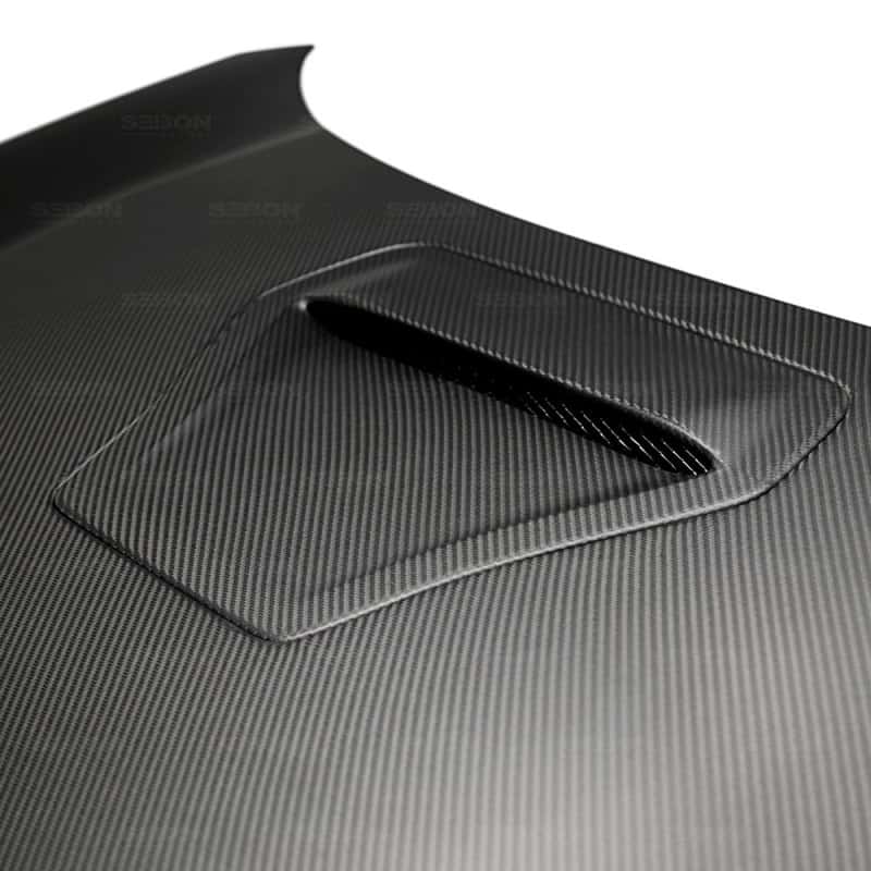 Seibon — Seibon 17-18 Honda Civic Type-R OEM-Style Dry Carbon Fiber Hood - view 3