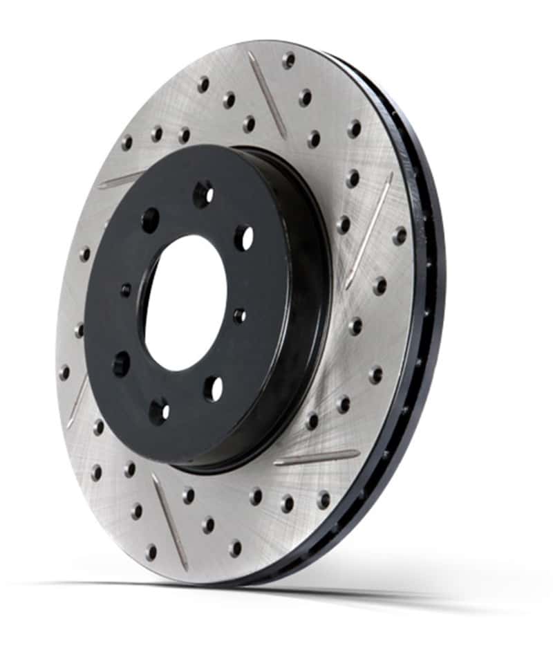 Stoptech — StopTech Select Sport 06-15 Dodge Charger/ 05-15 Chrysler 300 Slotted/Drilled Left Rear Brake Rotor
Drill/Slotted Rotor
Disc Brake Rotor - view 1