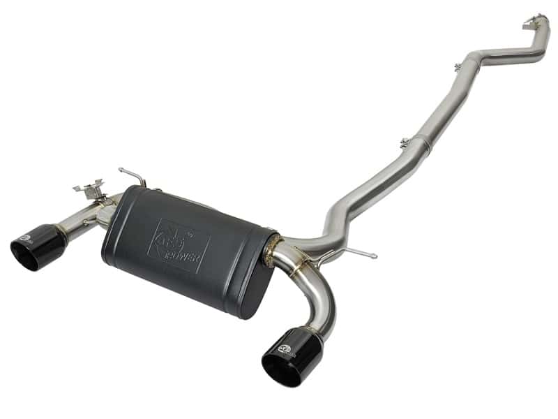 aFe — aFe MACHForce XP Exhausts Cat-Back SS 16-17 BMW 340i/iX 440i/iX (F3X) L6-3.0L (B58) w/Black Tips
Cat-Back Exhaust - view 1