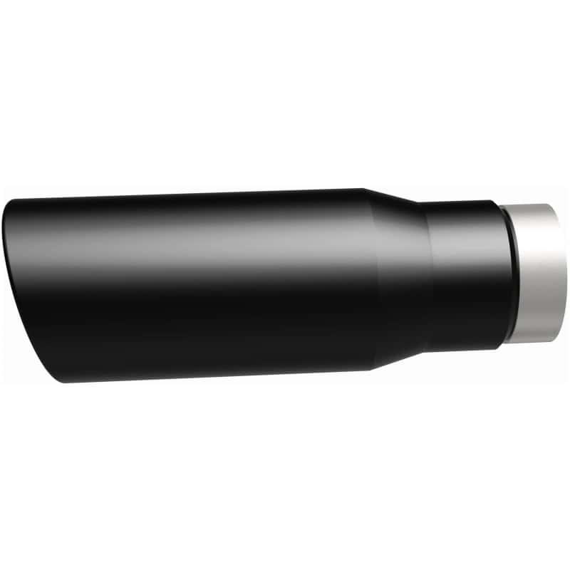 Magnaflow — MagnaFlow Tip Stainless Black Coated Single Wall Round Single Outlet 5in Dia 3.5in Inlet 14.5in L
Stainless Steel
Exhaust Tip - view 32