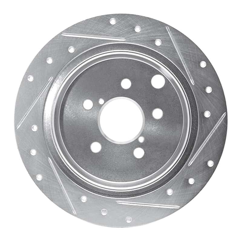 R1 Concepts — R1 12-23 Subaru Crosstrek Rear Left Drilled & Slotted Silver Brake Rotor
R1 Brake Rotor Drill - view 5