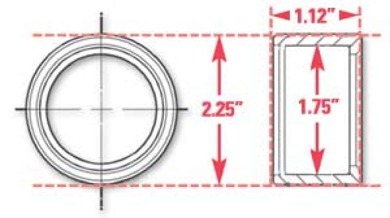 SPC Performance — SPC Performance Weld-In Ring Kit 1.75 in. ID
WELD-IN RING
FAB PART - view 4