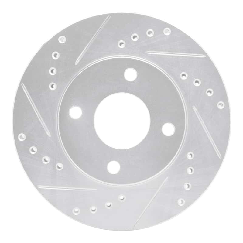 R1 Concepts — R1 00-15 Ford Ikon (Mexico / Made In Brazil) Front Left Drilled & Slotted Silver Brake Rotor
R1 Brake Rotor Drill - view 1