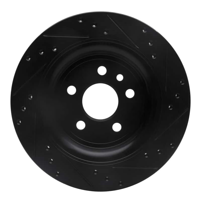 R1 Concepts — R1 07-18 Volvo XC70 Rear Left Drilled & Slotted Black Brake Rotor
R1 Brake Rotor Drill - view 5