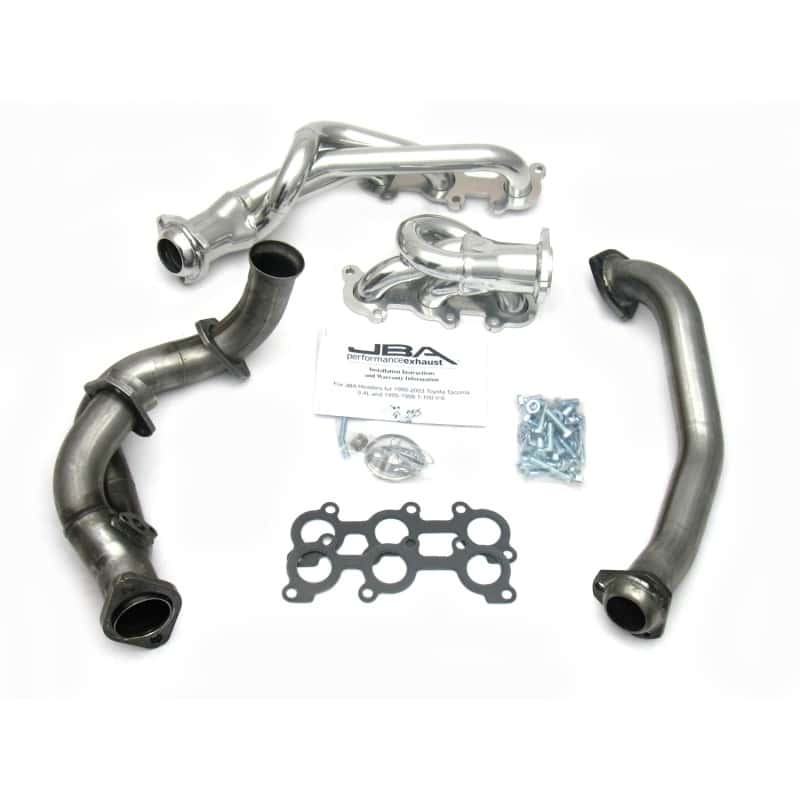 JBA — JBA 95-00 Toyota 3.4L V6 w/o EGR 1-1/2in Primary Silver Ctd Cat4Ward Header
Exhaust Header - view 2