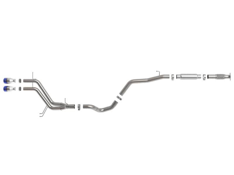 aFe — aFe Takeda 2-1/2in to 3in SS-304 Cat-Back Exhaust w/ Blue Flame Tips 13-17 Hyundai Veloster L4-1.6L
Cat-Back Exhaust - view 4