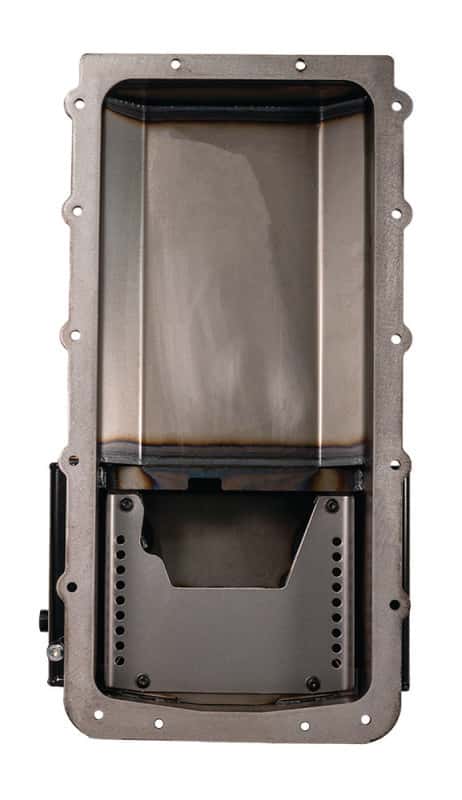Moroso — Moroso Ford 5.0 Coyote (w/Front Sump) Road Race Baffled Wet Sump 7qt 6.25in Steel Oil Pan - view 3