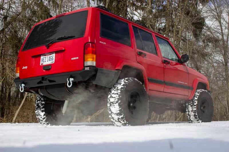 Fishbone Offroad — Fishbone Offroad 84-01 XJ Jeep Cherokee Bullhead Rear Bumper - view 5
